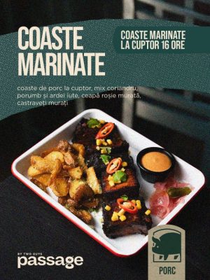 Coaste de Porc Marinate la Cuptor
